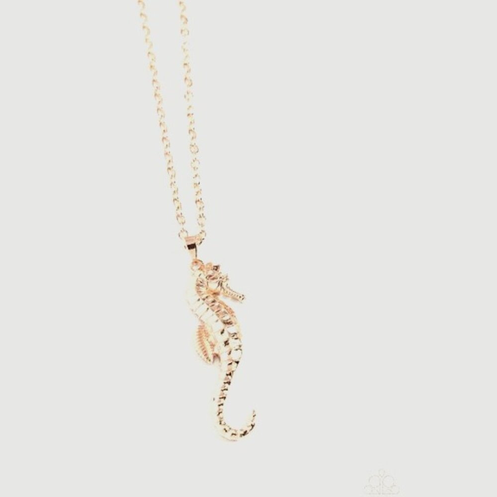 Paparazzi Sparkling Seahorse - Copper Shiny Copper Seashorse NIP